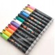 Marker Acrylic 12 Color , 4.0 mm broad bullet tip Paint |Water Soluble Coloring for Paper, Ceramics, Stones